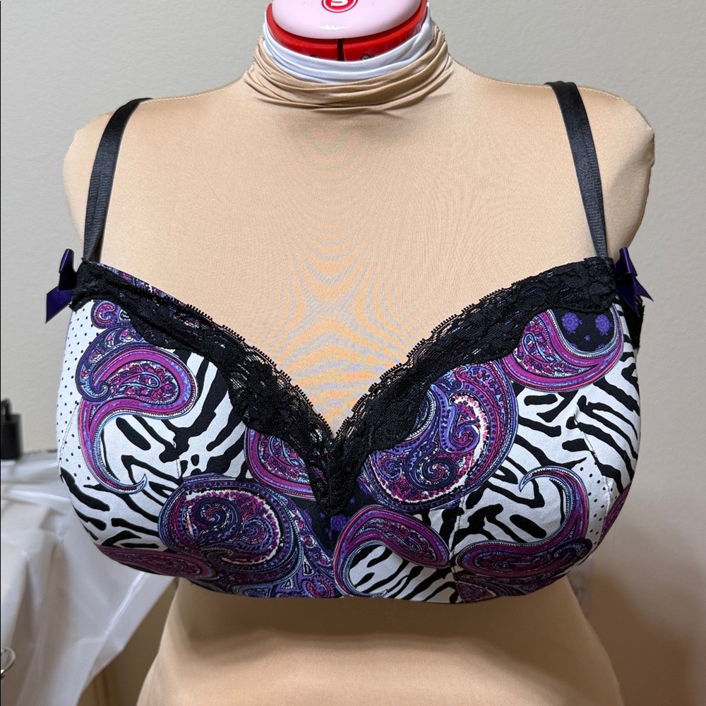 Cacique Black Lace Bra